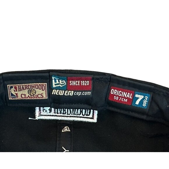 New Era Altanta Hawks Retro Hardwood Classics Hat Cap Embroidered Pink 7 3/8 - Picture 8 of 10